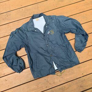 Vintage Auburn Sportswear Mens Jacket Size M Blue East Coast Discount Tackle